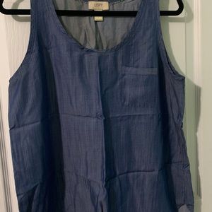 Loft denim tank